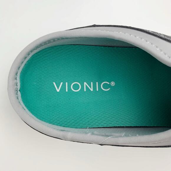 Vionic Zuri Mules Sneakers Slip On Comfort Shoes Grey Women's 7 Casual - Picture 6 of 12